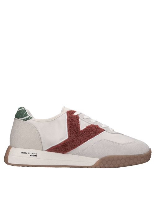 Sneakers in camoscio, tessuto e gomma KEH NOO | S00KM9777BEIGE-ROSSO-VERDE